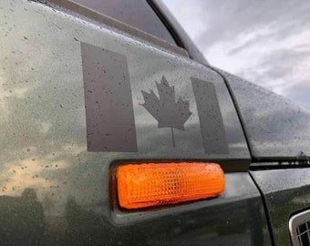 Canada Flag Sticker, Canada Flag Car or Truck Decal - Canadian Flag Vehicle Sticker. Multiple Colours Available!