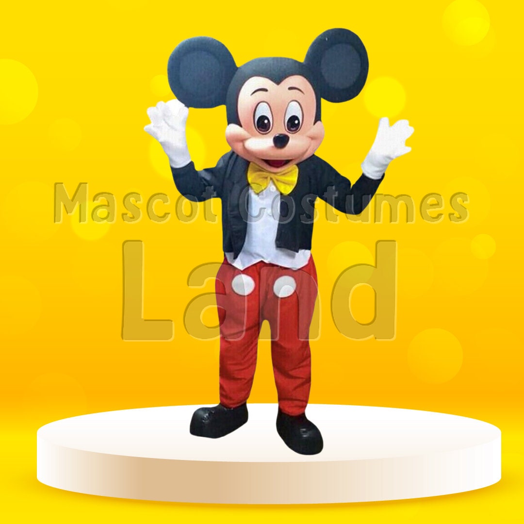 Mickey Mouse Mascot Costume Party Character Kids Birthday Etsy
