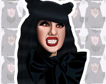 Nadja of Antipaxos "What We Do In The Shadows" Sticker