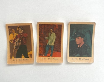 Elvis Presley Vintage Trading Card Lot