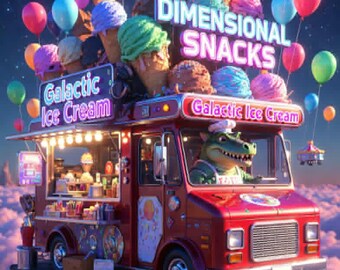 Generatore di food truck interdimensionali / Prompt AI, Strumento di worldbuilding (Download digitale)