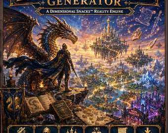Generatore di draghi e cavalieri™ / Creatore di avventure fantasy / Generatore di storie per giochi di ruolo / Strumento per la creazione di personaggi e mondi