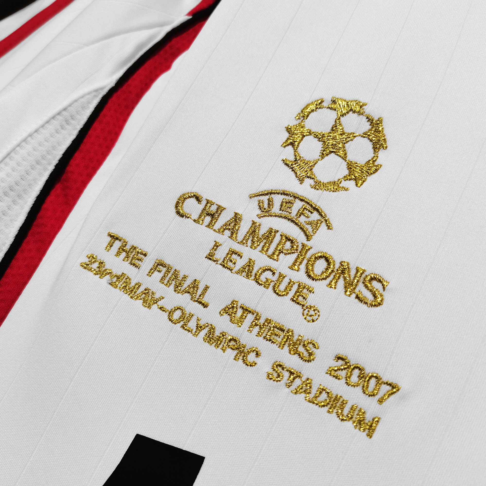 AC Milan 2007 Champions League Final Long Sleeve Jersey Men Adult