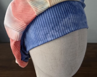 Super Soft and Stretchable Scrub Hat with Elastic .Multicolored tie dye.