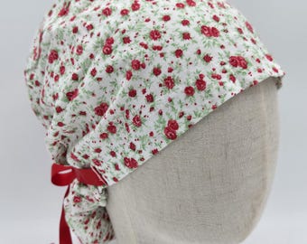 Coming up Roses - Ponytail Scrub Hat
