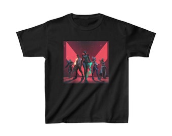 Valorant Kids Heavy Cotton Tshirt, Valorant Shirt, Valorant Tee, Astra Harbor Skye, Gifts for Him, Gifts for Her, Valo Merch, Gaming Gift