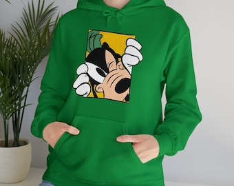 Goofy Unisex Heavy Blend™ Hooded Sweatshirt, Disney Goofy Sweatshirt, Goofy Karakter Hoodie, Grappig Goofy Sweatshirt, Grappig Sweatshirt