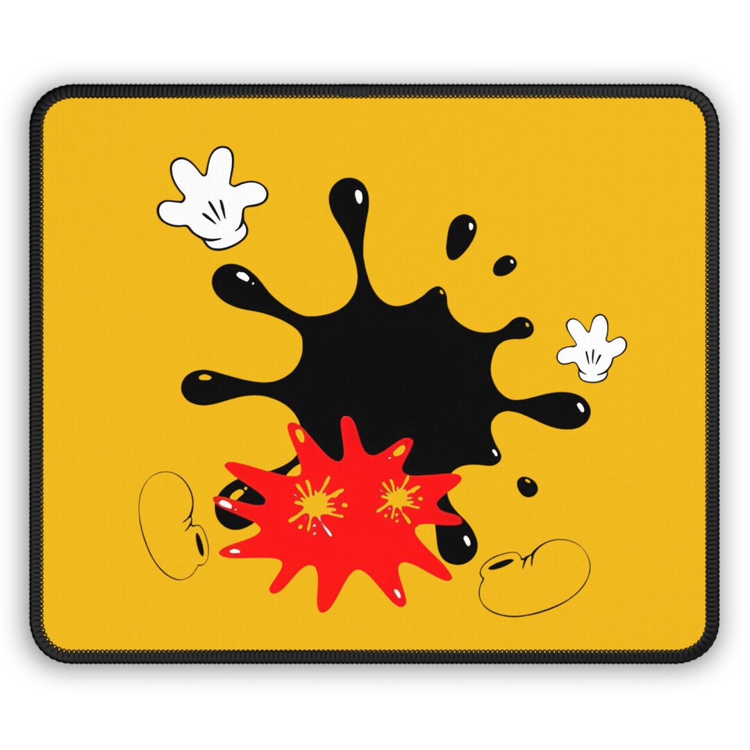 Mickey Mouse Gaming Mouse Pad Disney Gift Disney Mouse Pad Etsy