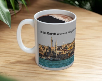 Explore the Magic of Istanbul with our Enchanting Mug! Istanbul Turkey Mug, Ceramic Mug 11oz