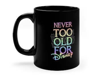 2023 Disneyland 11oz zwarte mok, familie Disneyworld mok, Disneyland mok, Disney mok