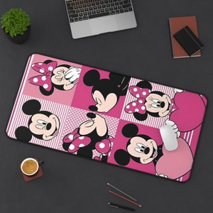 Tappetino da scrivania con personaggi Disney popolari, tappetino da scrivania con personaggi Disney Topolino e i suoi amici, tappetino da scrivania Disneyland, tappetino da scrivania regalo di Natale, fantastici tappetini