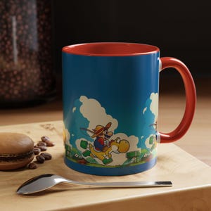 Vintage Super Mario Gamer Mug, The Super Mario Bros Movie, Mario Trip Mug, Cute Super Mario, Retro Mario 1985 Mug, Gamer Gift, Birthday Gift