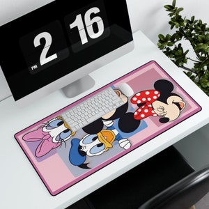 Tappetino da scrivania con personaggi Disney popolari, tappetino da scrivania con personaggi Disney Topolino e Amici, tappetino da scrivania Disneyland, tappetino da scrivania Ritorno a scuola, regalo divertente