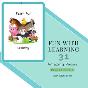 Farm Learning Activities Farm Themed Worksheets Farm Animal Learning Printables Preschool Farm Activities Kindergarten farm worksheets
