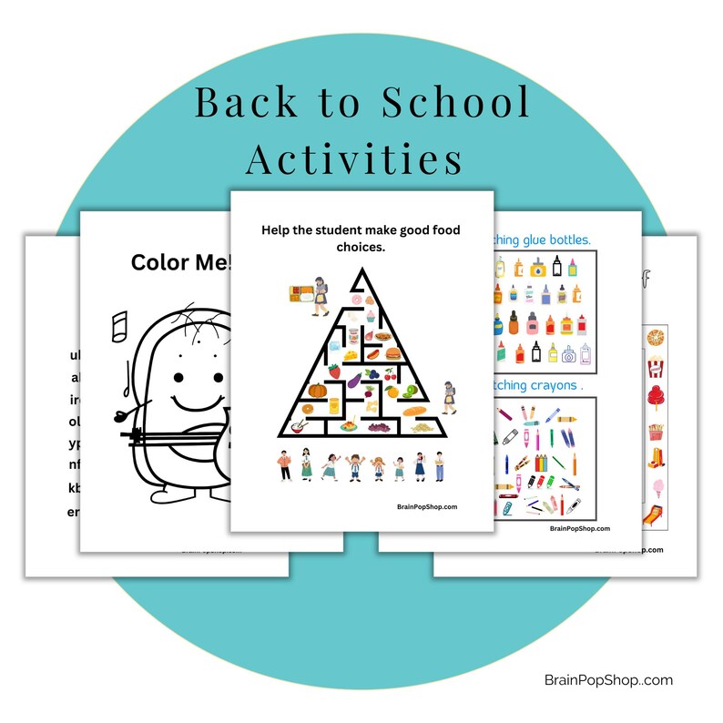 Back to School Activity Pack Mazes Back to School Classroom Activities ...