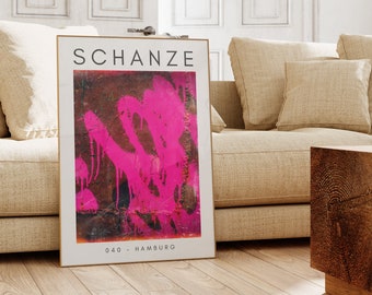 PRINTABLE Wall Art, HAMBURG, Sternschanze, 040 | Downloadable Digital Art | PS-1055