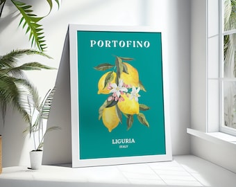 PRINTABLE Wall Art, Travel Print, Portofino, Liguria, Italy | Downloadable Digital Art | PS-1051