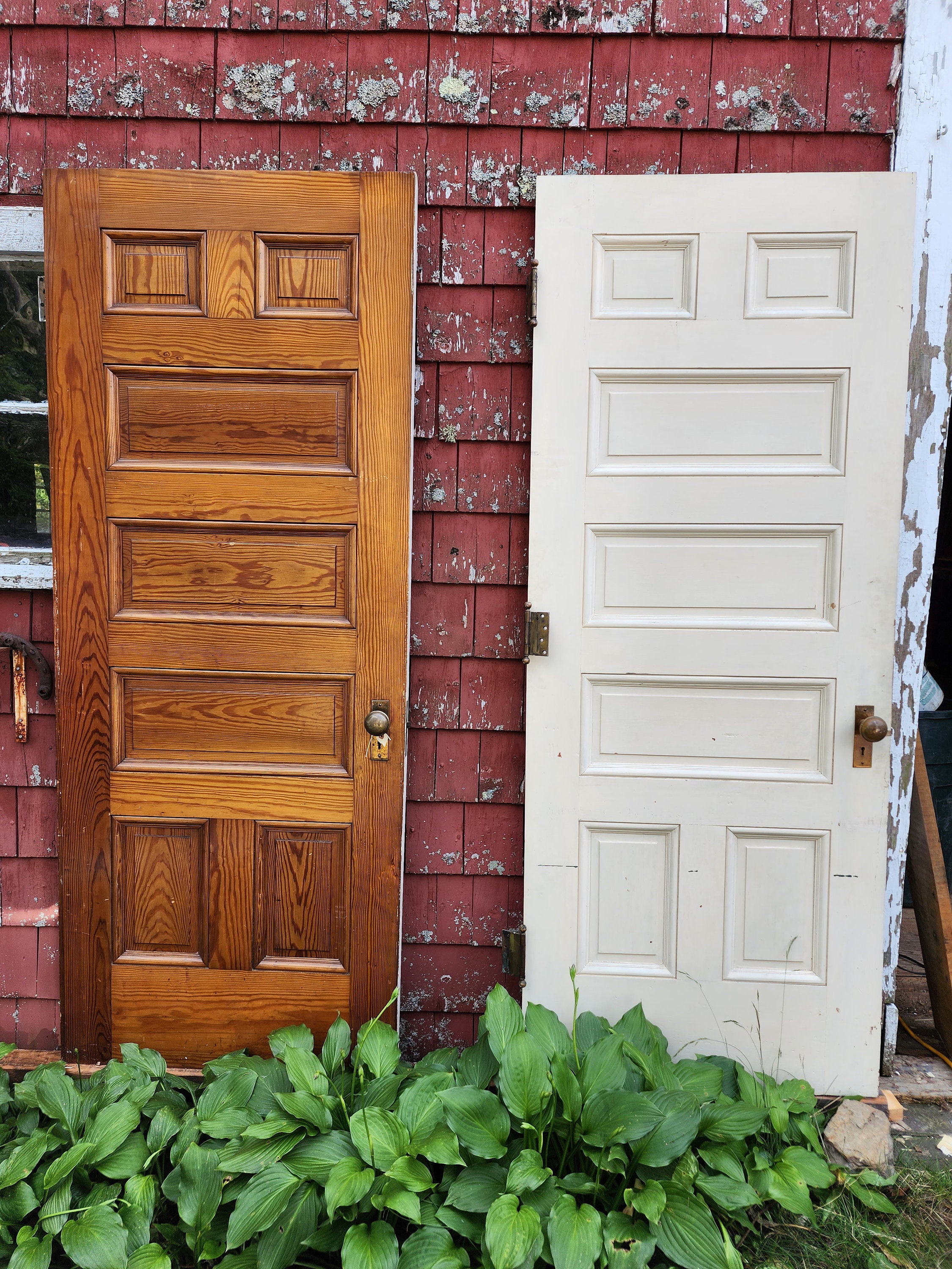 Vintage Reclaimed Seven Raised Panel Interior Door Etsy