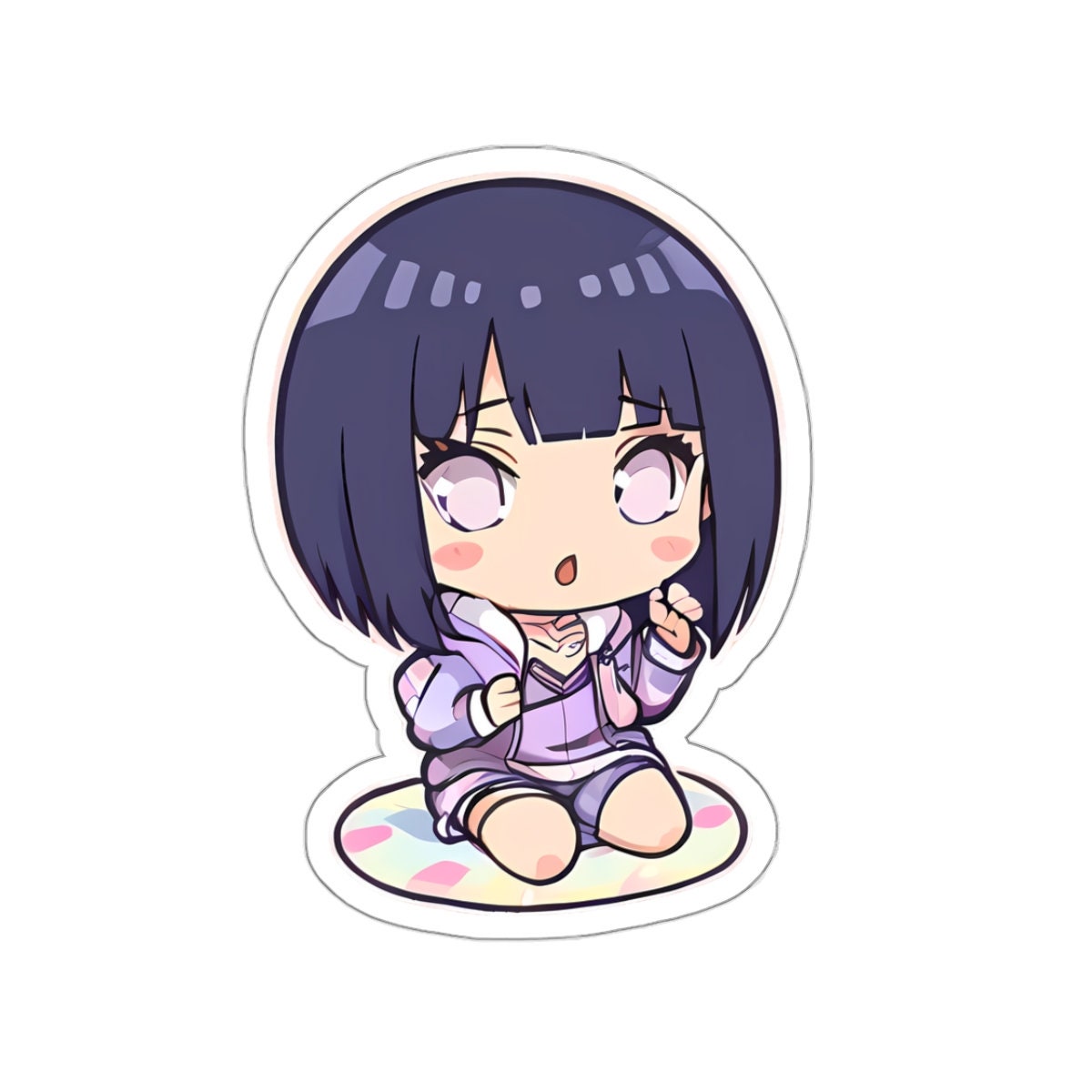 Kawaii Cute Chibi Hinata Sticker Etsy