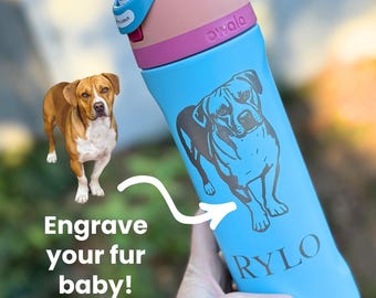 Gepersonaliseerde huisdier Owala Custom gegraveerd huisdier Owala, aangepaste huisdier Owala, aangepaste huisdier Owala, aangepaste kat Owala, gepersonaliseerde huisdiercadeaus, hond moeder cadeaus, kat moeder cadeau