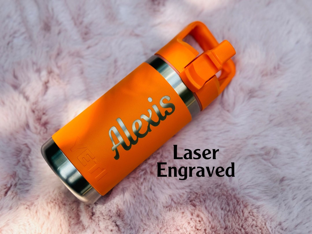 Custom 12 Oz Yeti Water Bottle, Personalized Engraved Tumbler, Custom ...