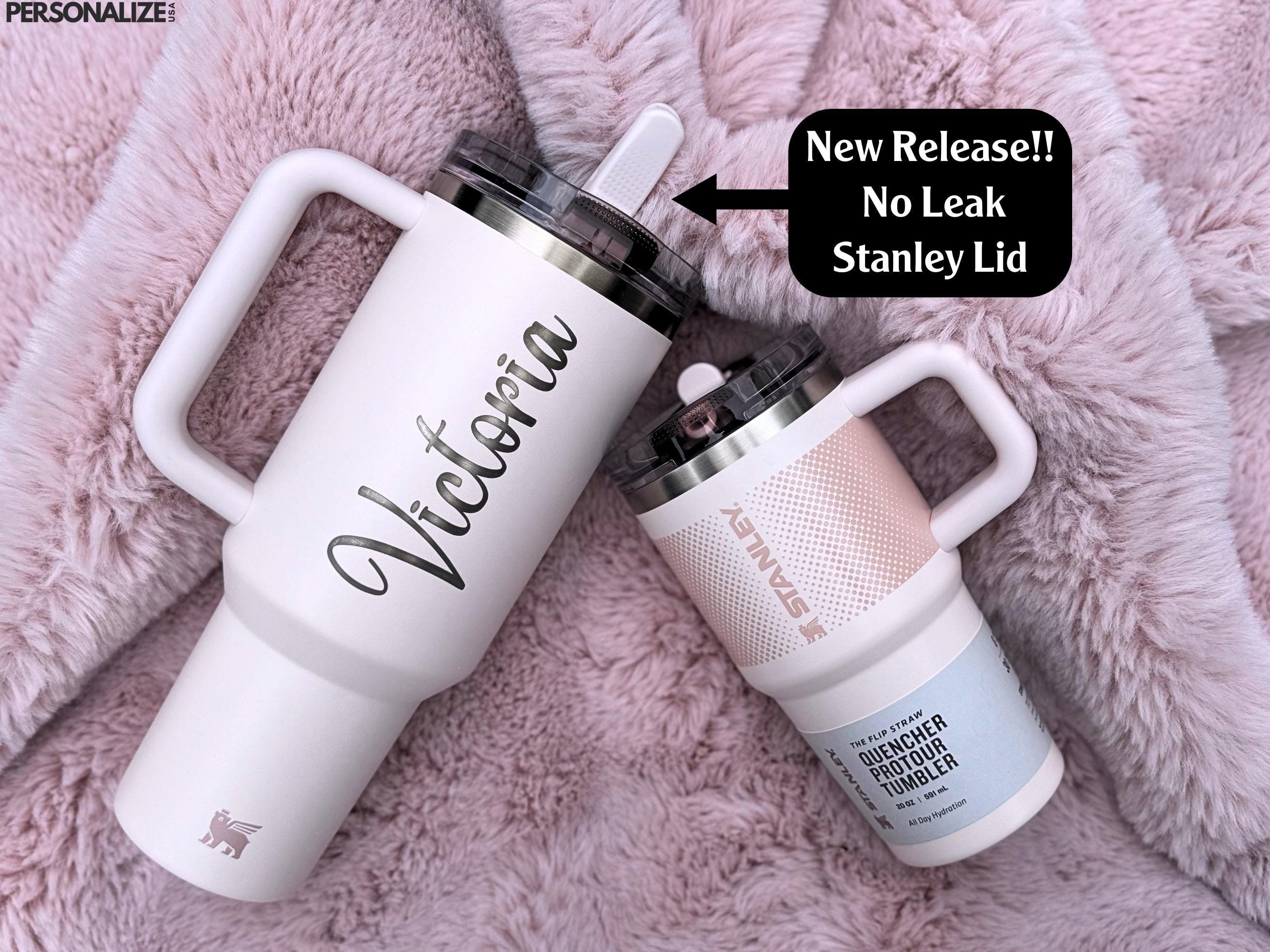 Stanley No Spill Quencher Protour Flip Straw Tumbler Name Engraved