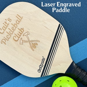 Engraved Pickleball Paddle, Pickleball Gift, Personalized Pickleball Paddle, Custom Pickleball Paddle, Custom Paddle, Pickle Ball
