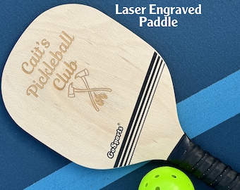 Gravur Pickleball Paddel, Pickleball Geschenk, personalisiertes Pickleball Paddel, benutzerdefiniertes Pickleball Paddel, benutzerdefiniertes Paddel, Pickle Ball