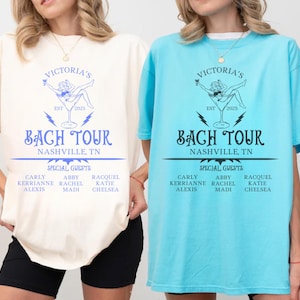 Custom Bach Tour Bachelorette Party Shirts Comfort Colors Vegas Bachelorette Rock Farewell Tour Nashville Bachelorette Shirt Bridesmaid Gift