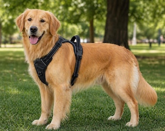 No Pull Dog Pet Harness Adjustable Control Vest Reflective no Choke XL