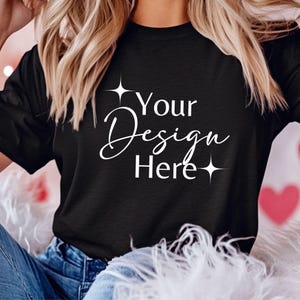 Gildan 5000 Mockup l Tshirt Mockup l Valentines Day Tshirt Mockup l Gildan Mock ups l Simple Mockup l Model Mockup l Print On Demand