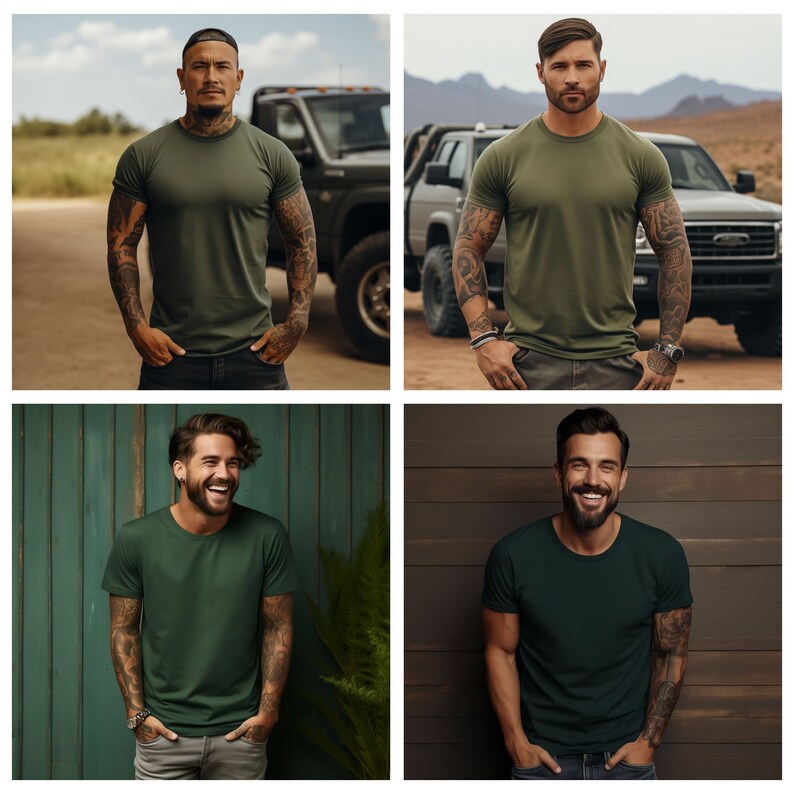 military green bella canvas mockup,mens bella canvas mockup, bella and canvas bundle