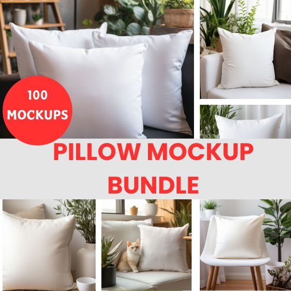 Lot de maquette d'oreiller, maquette de lot, maquette, maquette de coussin, modèle de toile, maquettes, maquette, lot de maquettes, maquette, lot