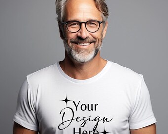 witte t-shirt mockup, tshirt mockup, esthetisch, trendy, mock ups, gildan 5000 mockup, tshirt mannen, mockup bundel, mannelijke mock-up