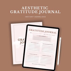 Digital Gratitude Journal for GoodNotes, iPad, Mindfulness (Digital Download)