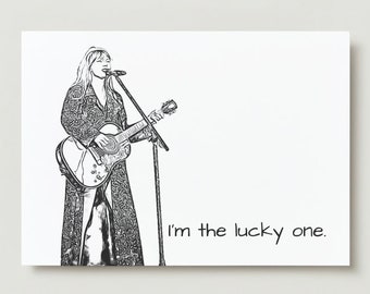 Swiftie Thank You Card - I'm the Lucky One