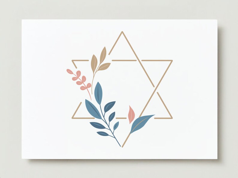 PACK of Jewish Star of David Cards image 2