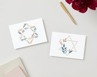 PACK of Jewish Star of David Cards