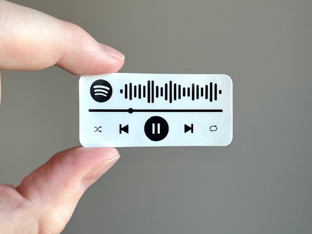 Spotify Code Stickers Scans With the Spotify App Custom Etsy Australia