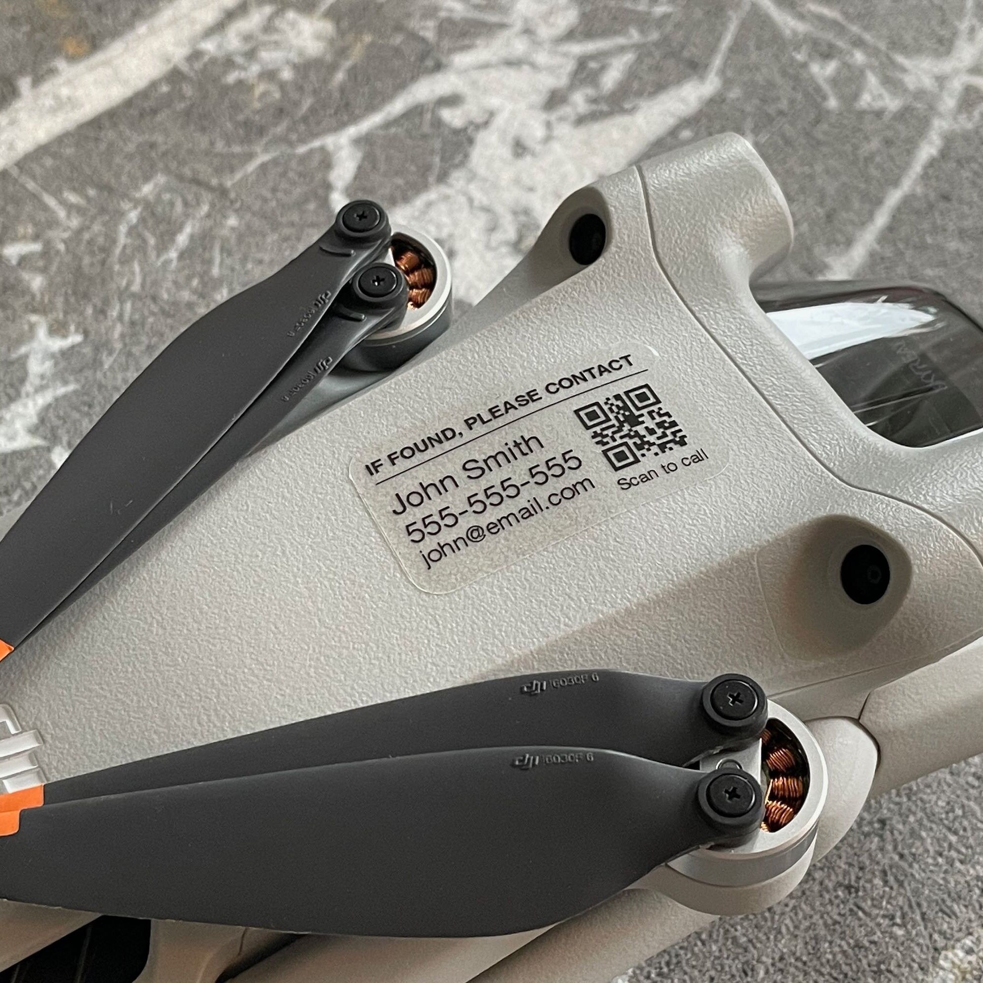 Custom QR Code Stickers: Waterproof Contact Labels for Lost Items - Etsy