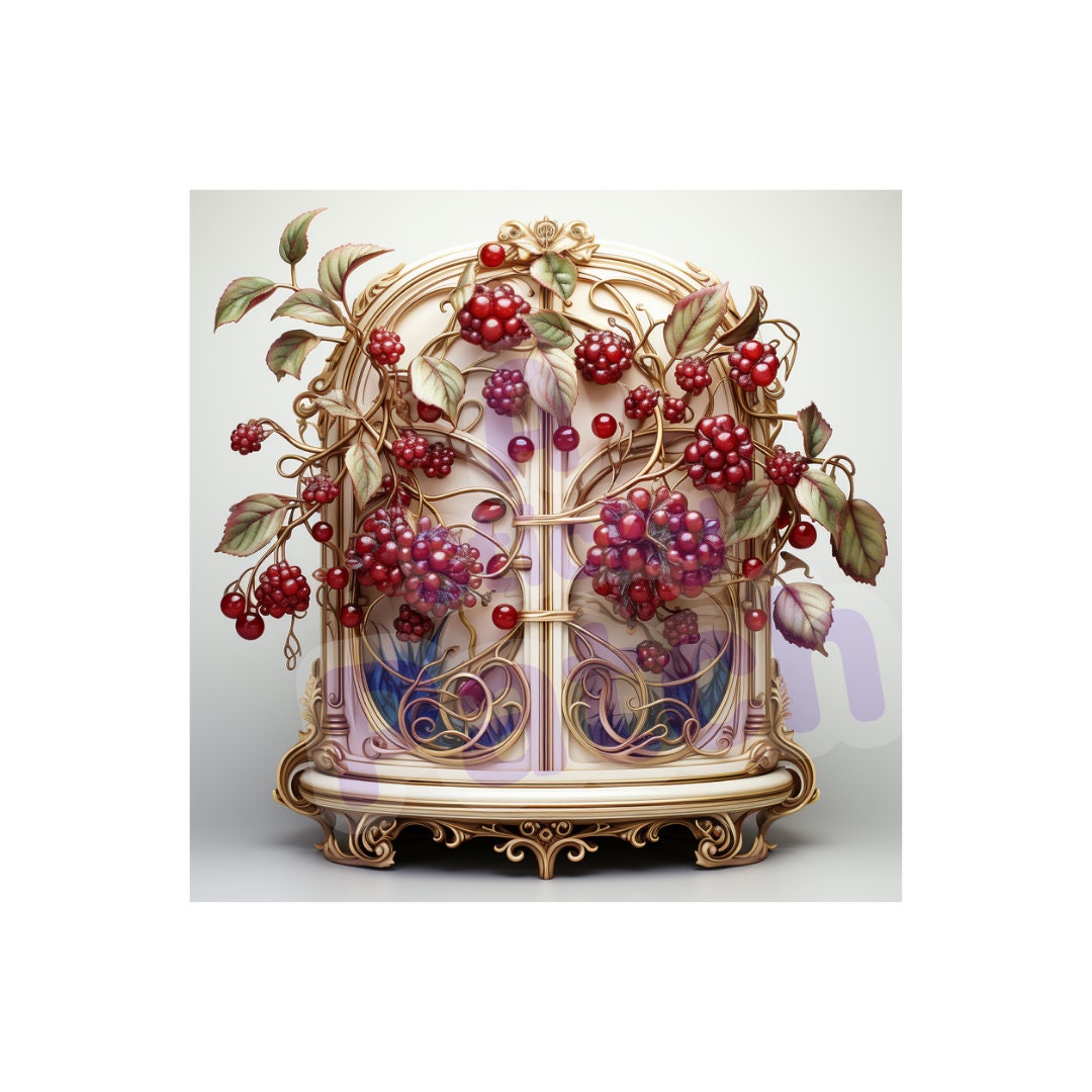 Raspberry Cabinets Digital Download for Commercial Use on Clip Art, Art ...