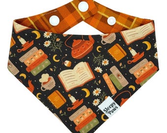 Autumn Book Club Pet Bandana