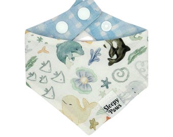Under the Sea Blue Pet Bandana
