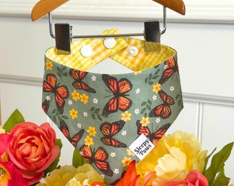 Butterfly Garden Pet Bandana