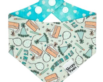 It's My Birthday Blue Bandana