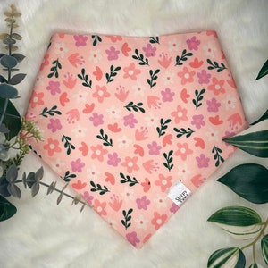 Pastel Garden - Haustier Hund Katze Snap-on wendbare Haustier Halstuch Accessoires