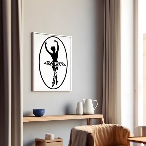 Personalized Ballerina Silhouette SVG for Cricut, Dance Studio Decor, Digital Download