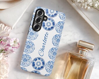 Custodia per telefono con sottobicchieri a forma di pianta all'uncinetto, set di sottobicchieri a forma di pianta stampati in 3D, custodia con piante all'uncinetto, modelli all'uncinetto per custodie per telefono, custodia personalizzata con pianta.