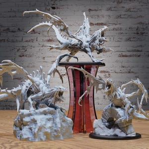 Jonge zombiedraak | Groot | Miniaturen voor op tafel | Dungeons and Dragons, Niet storen, RPG, TTRPG