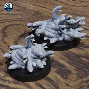 Snake Swarm | Medium | Small | Tabletop Miniatures | Dungeons and Dragons, DND, RPG, TTRPG